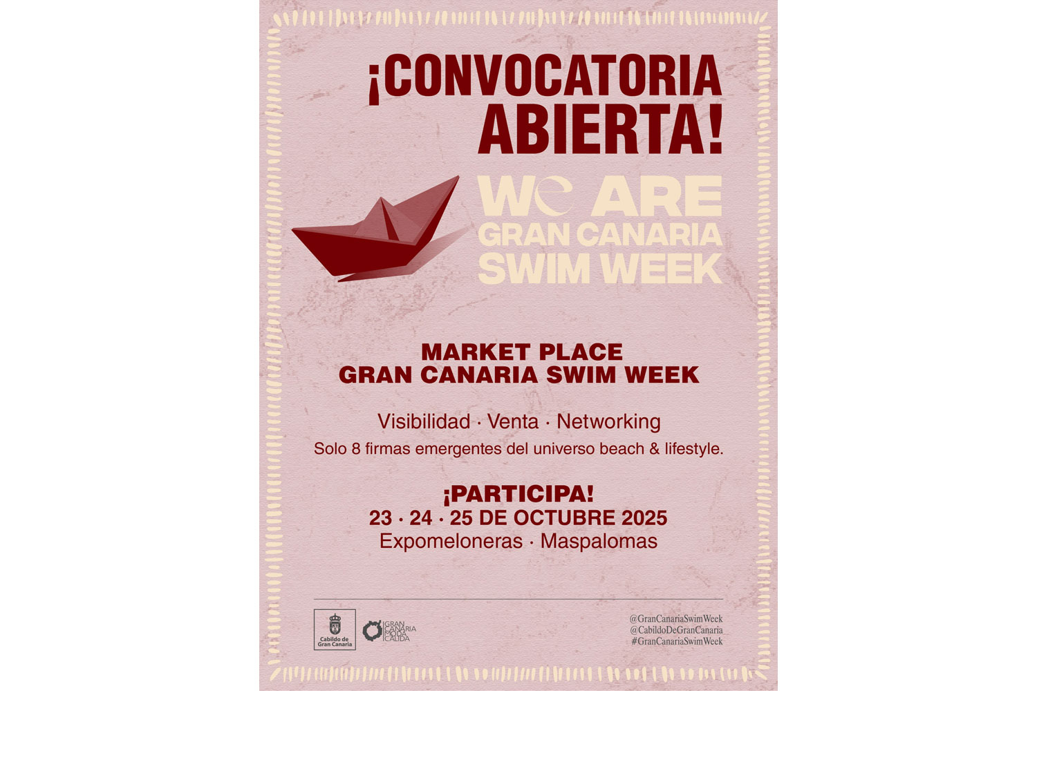 Foto de <p><strong>CONVOCATORIA MARKET PLACE GRAN CANARIA SWIM WEEK 2025</strong></p>
