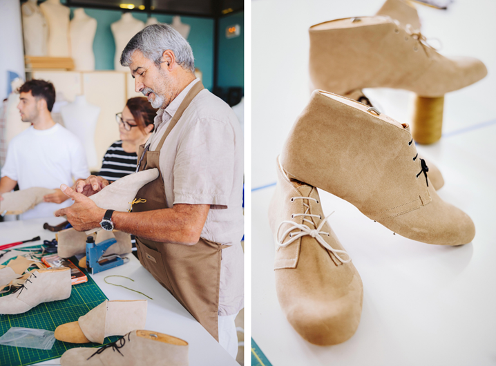 Foto de <p>El ciclo formativo de Gran Canaria Moda Cálida continúa con un taller de calzado artesanal impartido por el maestro zapatero José Manuel Rodríguez</p>
